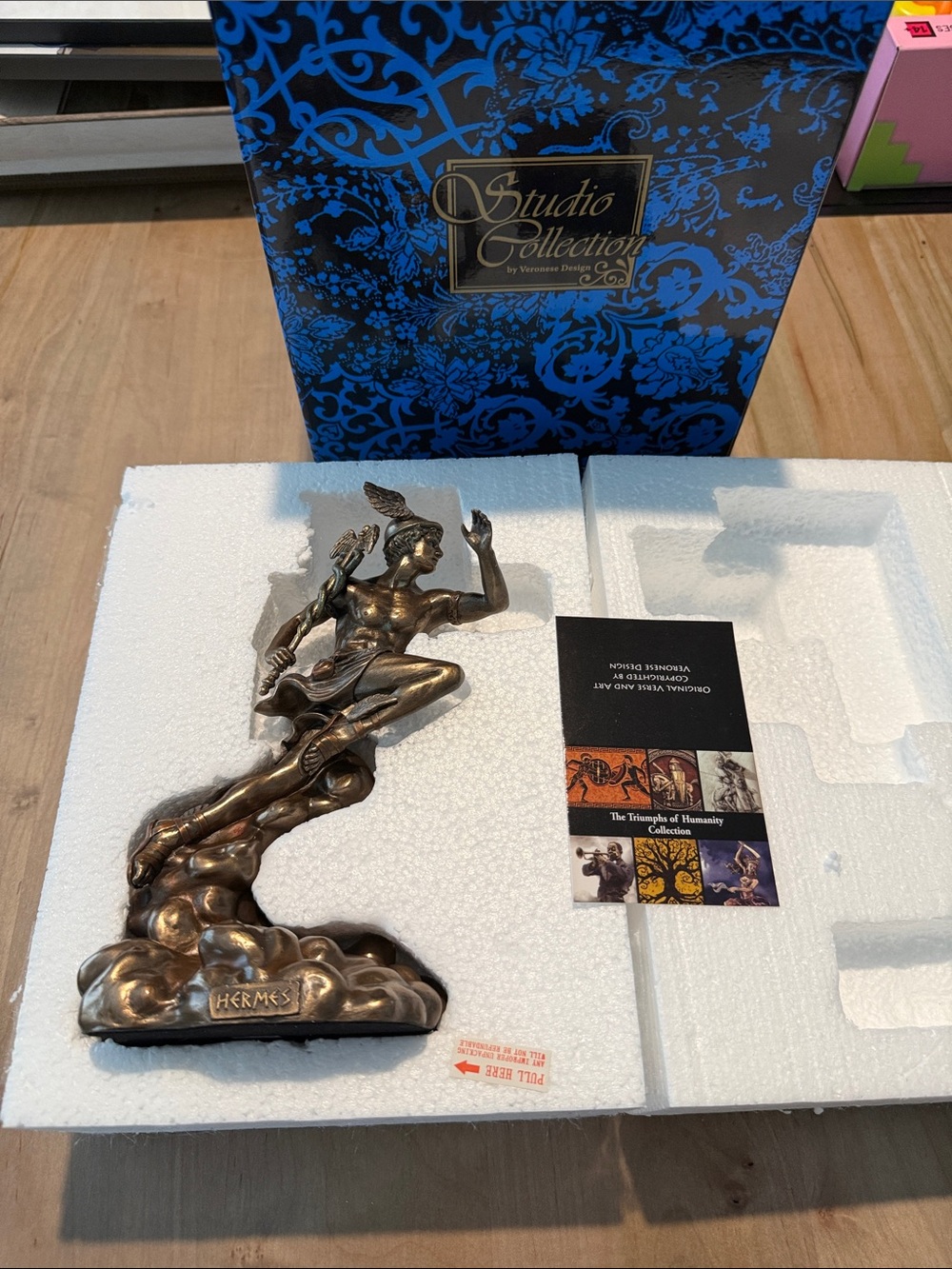 Studio Collection Hermes Bronze-Tone Figurine - Decorative Home Accent
